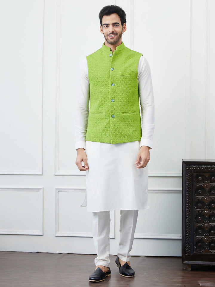 Embroidered Nehru Jacket