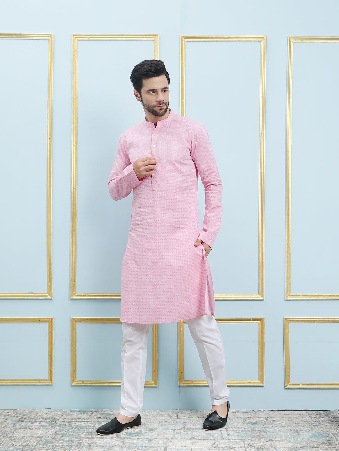 Printed Pure Cotton Straight Kurta