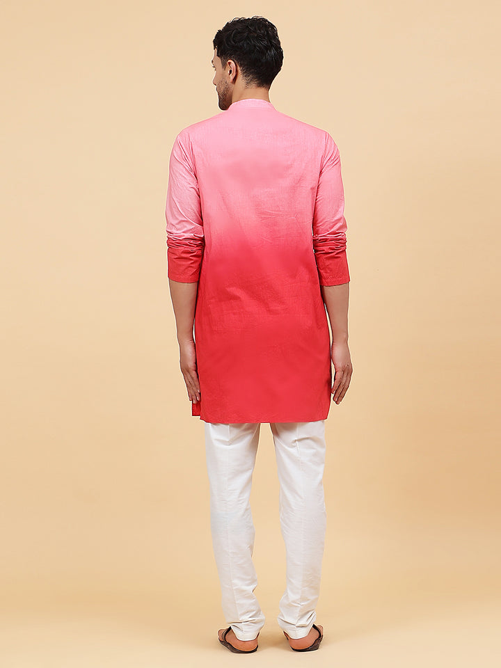 Ombre Dyed Pure Cotton Kurta