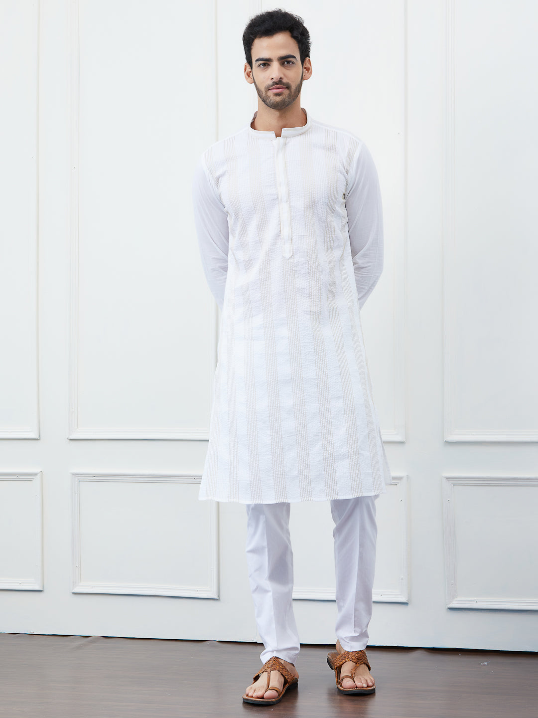 Thread Work Pure Cotton Kurta