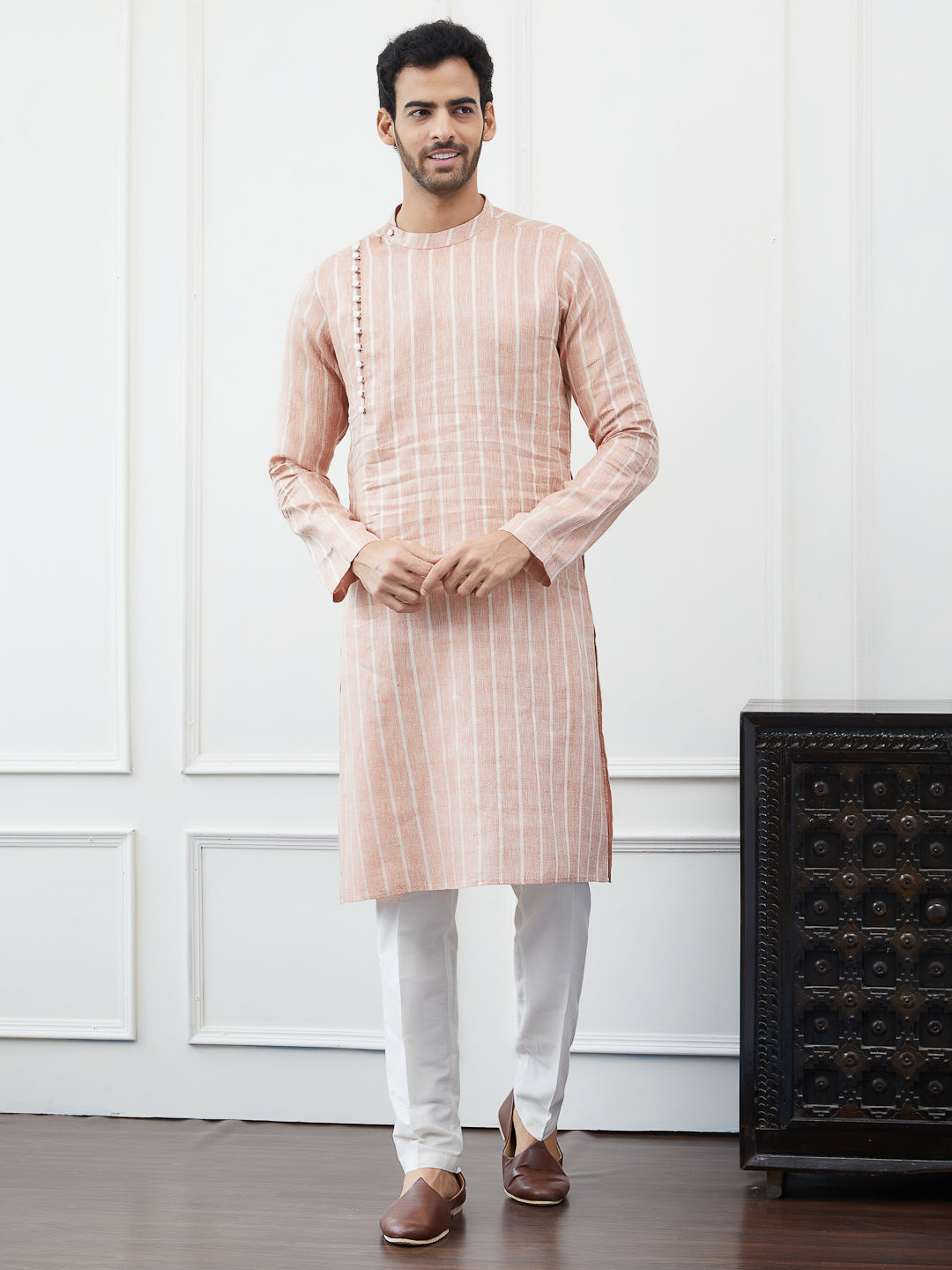 Thread worked Pure cotton Kurta