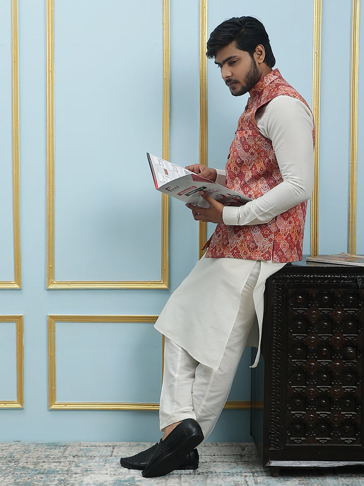 Printed Nehru Jacket