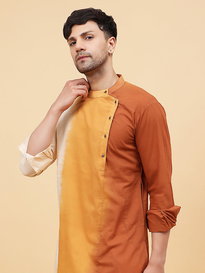 Ombre Dyed Pure Cotton Kurta