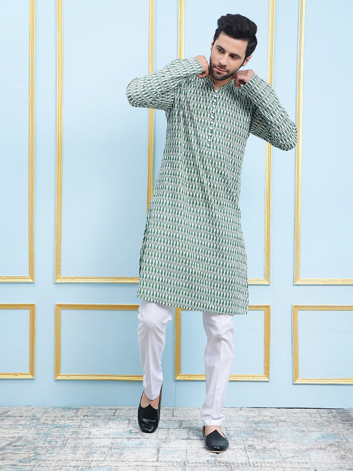 Printed Pure Cotton Straight Kurta