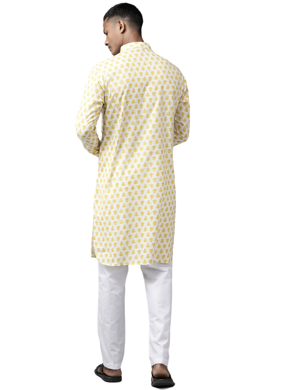 Pure Cotton Printed Pathani Kurta