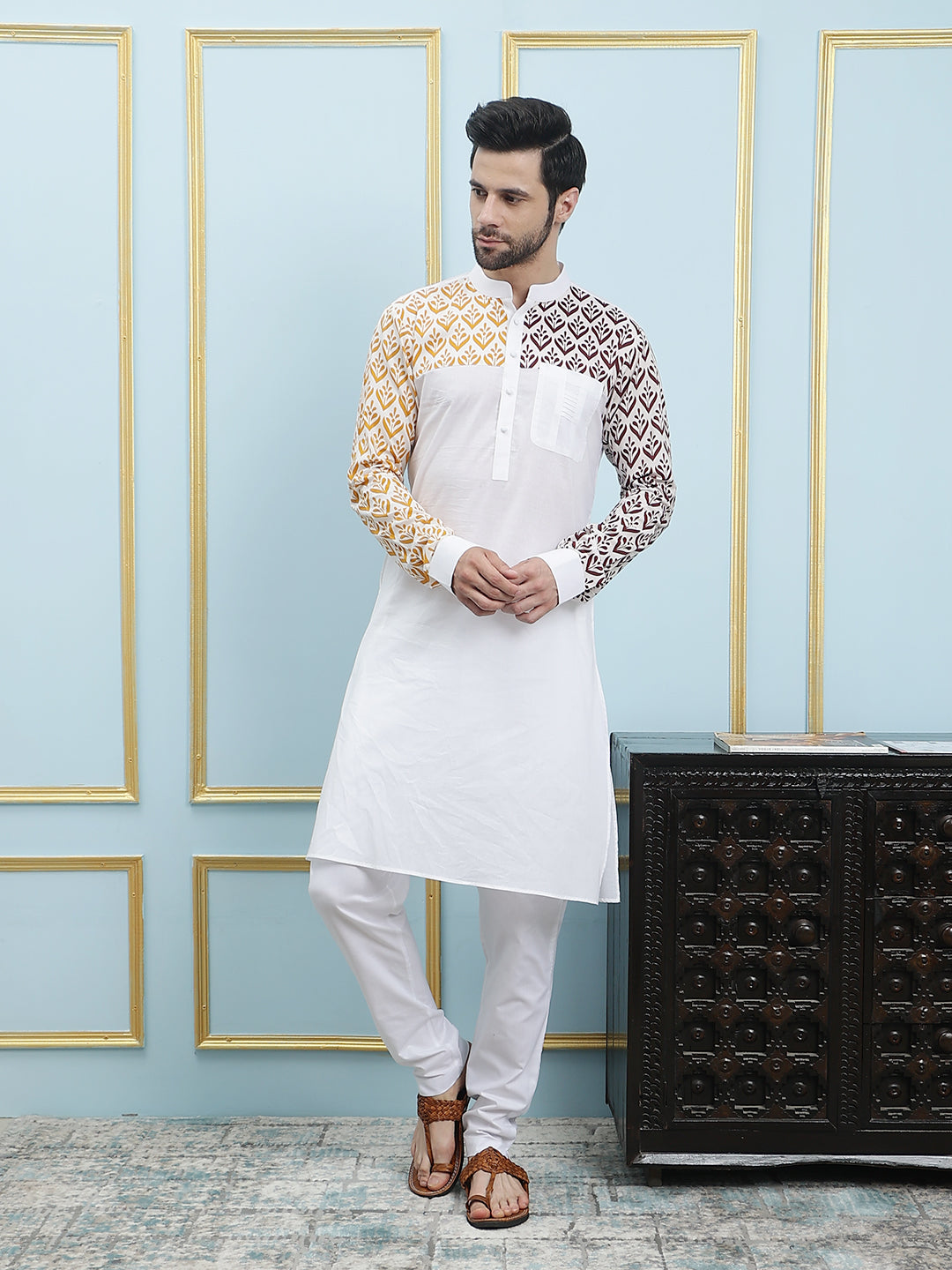 Printed Nehru Jacket