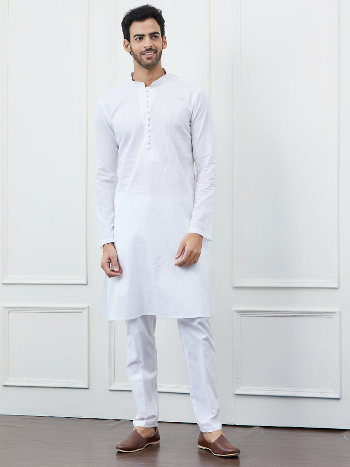 Thread Work Pure Cotton Kurta