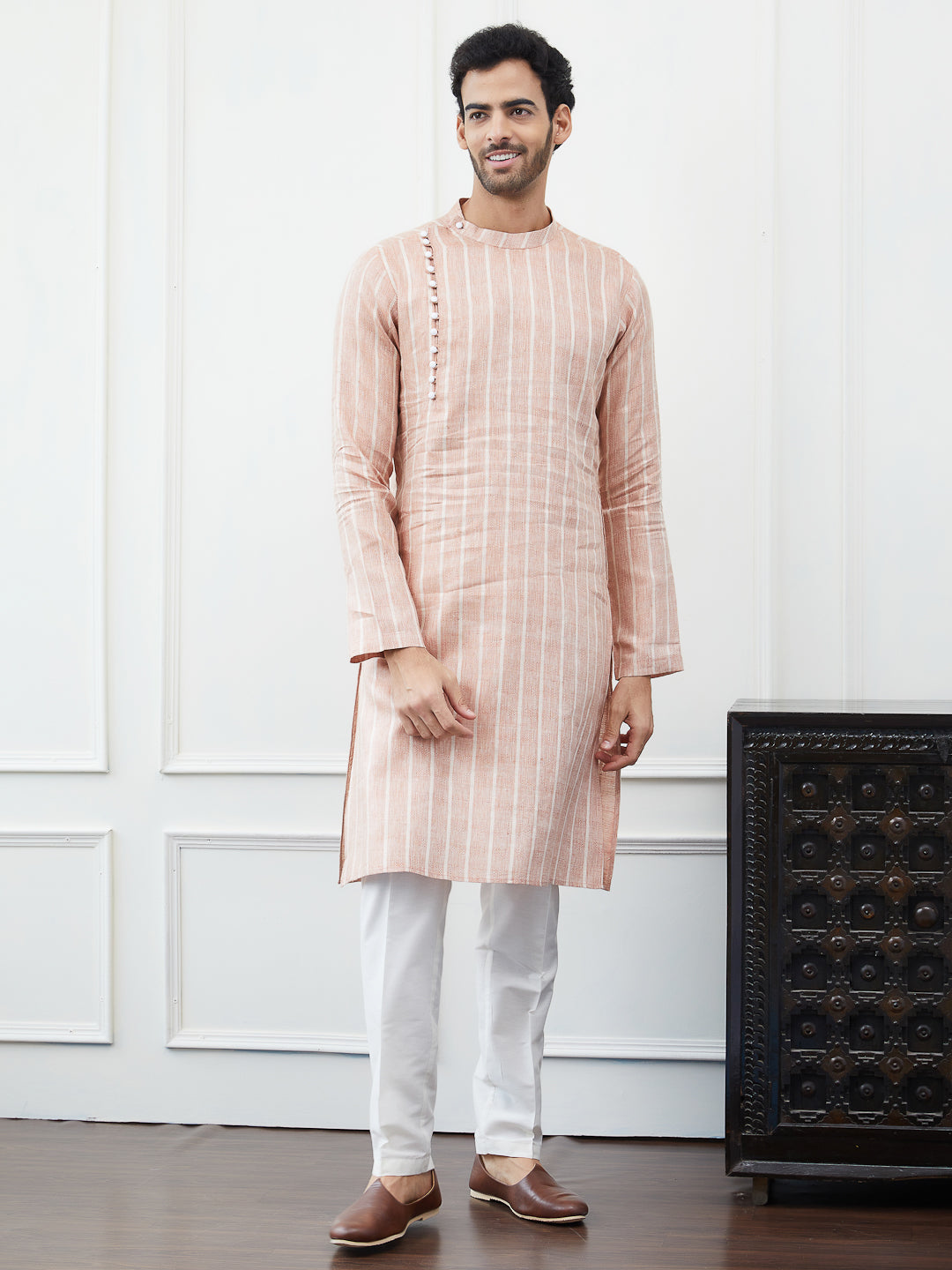 Thread worked Pure cotton Kurta