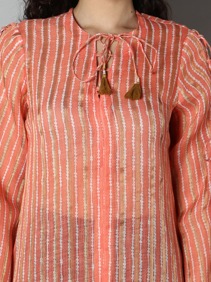 Striped Printed kurta