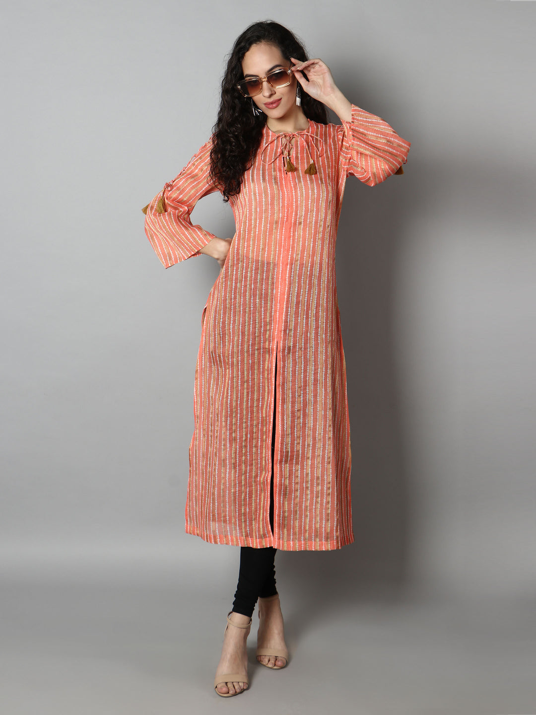 Striped Printed kurta