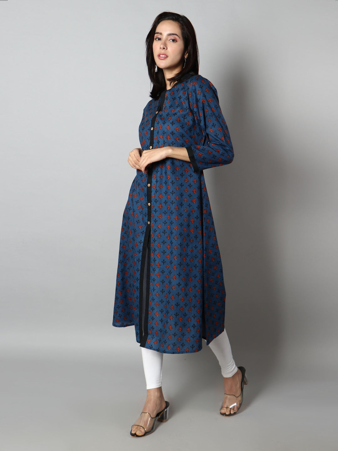 Printed A-Line Kurta